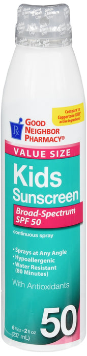GNP value Size Kids Sunscreen SPF 50, 8 Oz