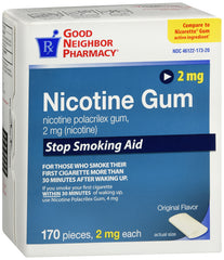 GNP Nicotine Original Flavored Gum 2mg, 170 CT