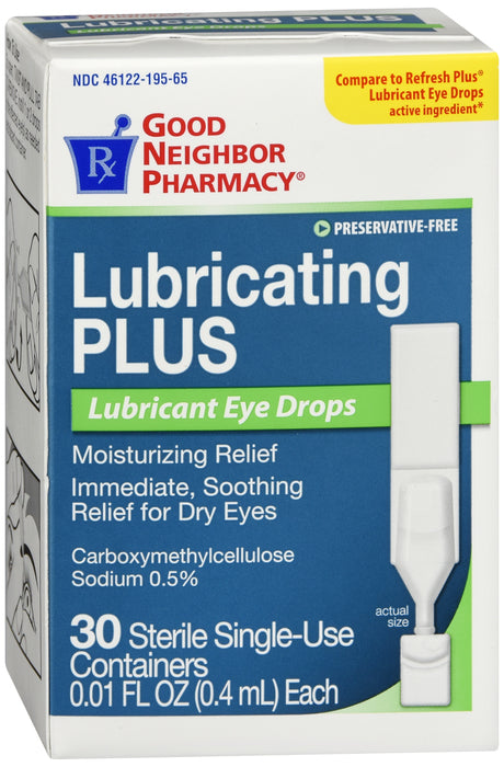 GNP Lubricating Plus, 30 Sterile Single-Use Containers