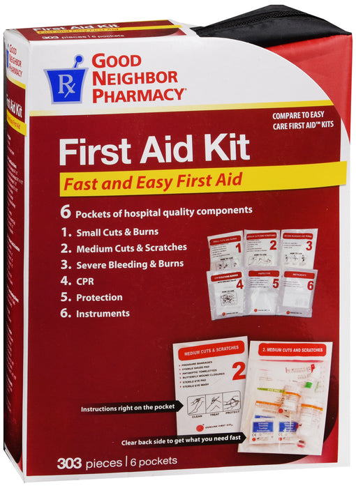 GNP First Aid Kit, 303 Pieces