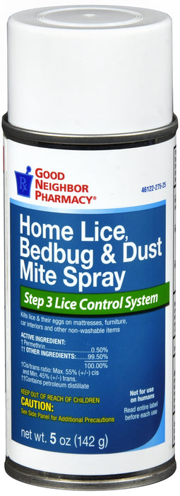 GNP Home Lice, Bedbug and Dust Mite Spray, 5 Oz