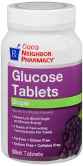 GNP Glucose Tablets Grape Favored, 50 Tablets