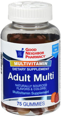 GNP Adult Multivitamin Assorted Gummies, 75 Gummies