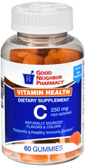 GNP Vitamin C 250mg Orange Gummy 60Ct