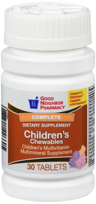 GNP Children's Chewables Complete Multivitamins, 30 Tablets