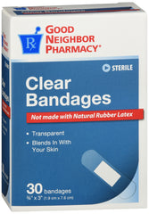 GNP Clear Bandages, 30 Bandages