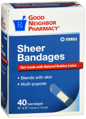 GNP Sheer Bandages, 40 Bandages