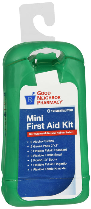 GNP Mini First Aid Kit, 15 Pieces