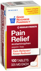 GNP Pain Relief 325 mg TAB 100 CT