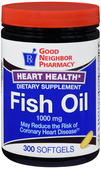 GNP Fish Oil 1000mg, 300 Softgels