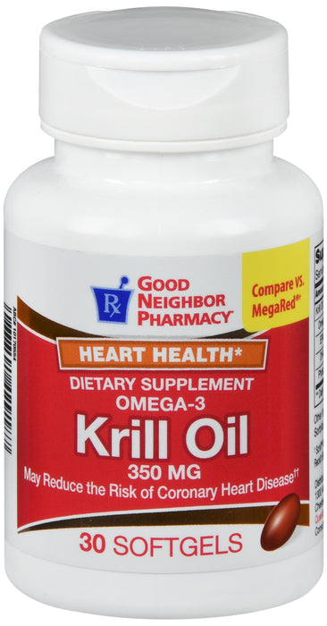 GNP Krill Oil 350 MG Softgels, 30 Capsules