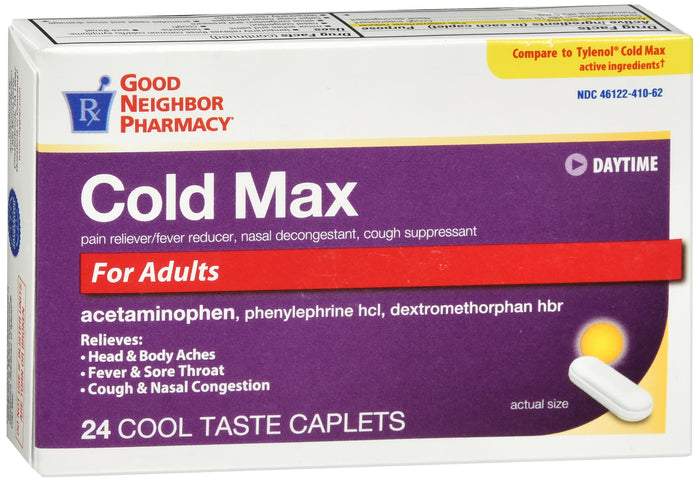 Good Neighbor PharmacyAdult Cold Max Daytime, 24 Caplets