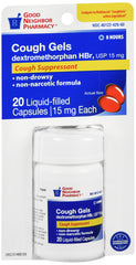 GNP Cough Gels 15 mg, 20 Liquid Filled Capsules