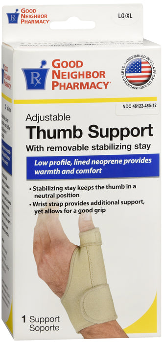 GNP Adjustable Thumb Support Beige L/XL, 1 Support