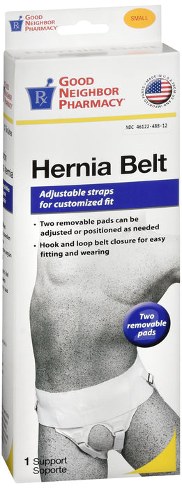 GNP Hernia Belt White Small, 1 Support
