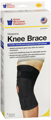 GNP Neoprene Knee Brace Small Black, 1 Support