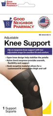 GNP Adjustable Knee Support Large/ Extra Large Black,1 Support