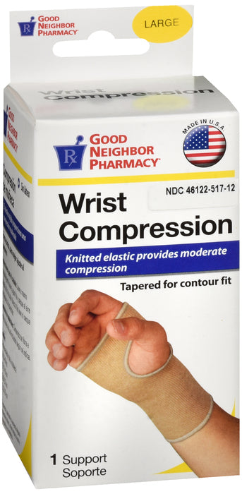 GNP Wrist Compression Beige Large, 1 Support