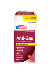 GNP Anti-Gas 180mg, 60 Softgels