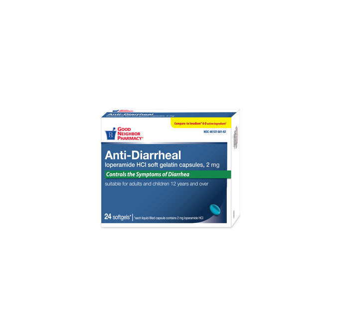 GNP Anti-Diarrheal 2mg, 24 Softgels