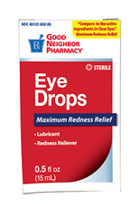 GNP Eye Drops Maximum Redness Relief, .5Fl Oz