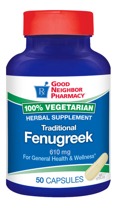 GNP Fenugreek 610mg, 50 Capsules