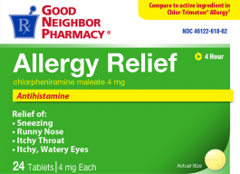 GNP Allergy Relief 4mg, 24 Tablets
