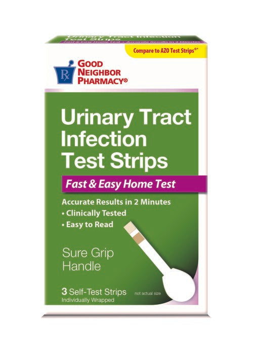 GNP Urinary Tract Infection Test Strips, 3 Self-Test Strips
