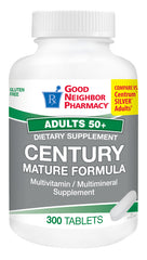 GNP Century Adult 50+ Mature Formula Multivitamin, 300 Tablets