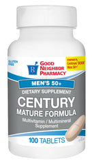 GNP Century Men's 50+ Mature Formula Gluten Free, 100 Tablets