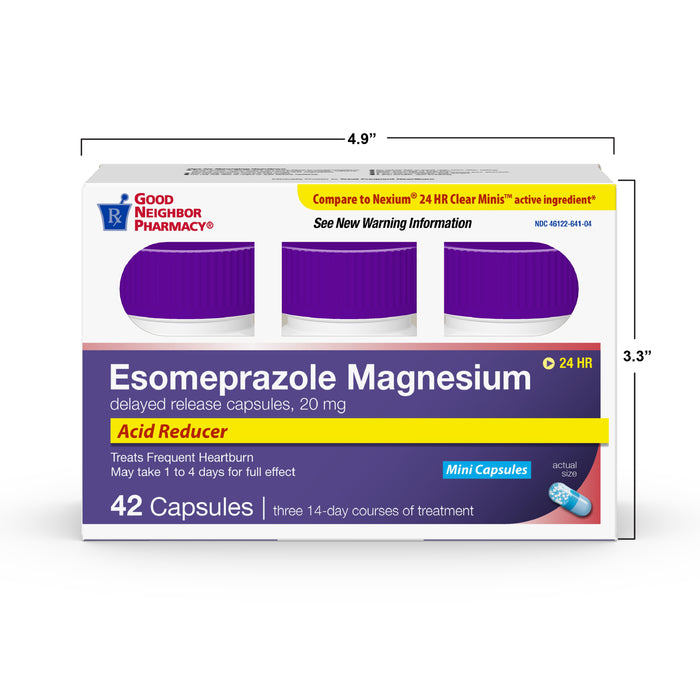 GNP Esomeprazole Magnesium 20mg, 42 Delayed Release Capsules