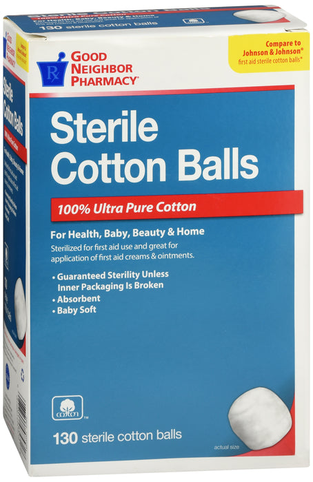 GNP Sterile Cotton Balls, 130CT