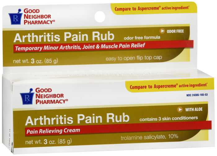 GNP Arthritis Pain Rub Cream, 3 Oz