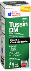 GNP-Tussin DM Adult Cough & Chest Congestion 4 oz