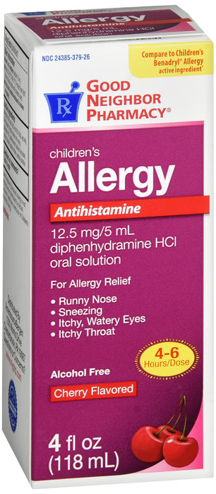 GNP Children's Allergy Cherry Flavored, 4 FL OZ