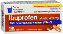 GNP Ibuprofen 200MG, 100 Capsules