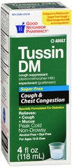 GNP Tussin DM Clear Liquid 4 oz