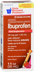 GNP Infant Concentrated Drops  Ibuprofen Oral Suspension Berry, 1 Oz