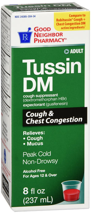 GNP Tussin DM Syrup, 8 oz