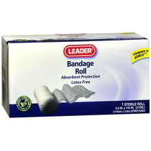 Leader Stretch Bandage Roll, 4.5" x 144", One Count