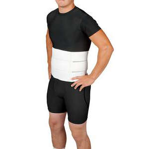 Leader Abdominal Binder, 9", Small, White, 1 Count