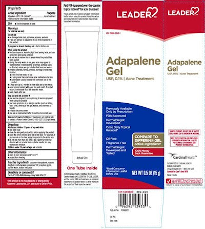 Leader Adapalene 0.1% Gel, 0.5 Oz