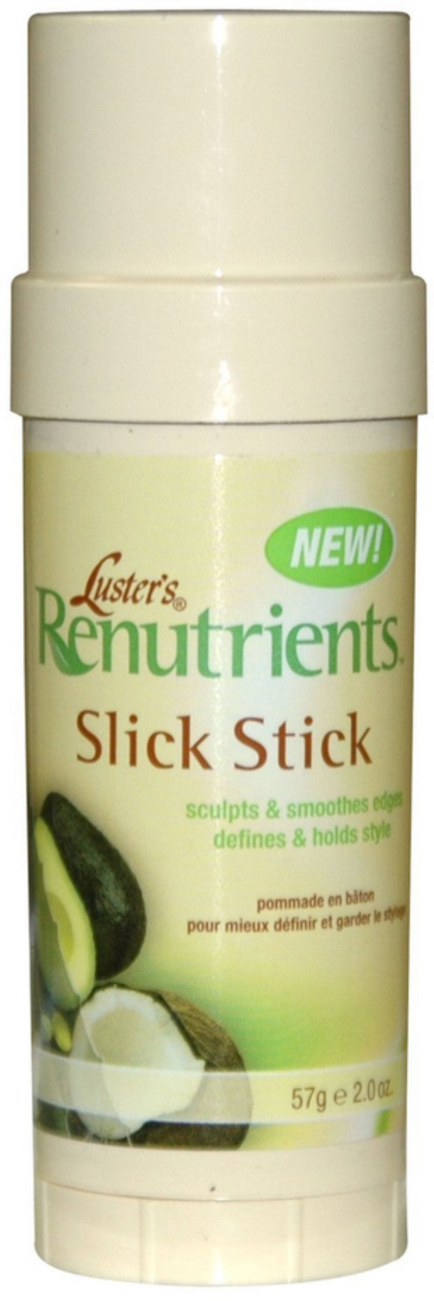 Luster's Renutrients Slick Stick for Hair, 2 oz - Olive Oil, Maximum Moisture