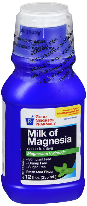 GNP Milk of Magnesia Mint, 12 Fl Oz