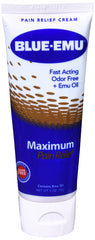 Blue Emu Maximum Pain Relief Cream 3 oz - Fast Acting, Odor Free, Emu Oil Formula