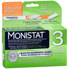 MONISTAT-3-Day Yeast Infection Treatment -3 DISPOSABLE COMBO PK