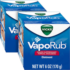 Vicks Vaporub 6 Oz, Pack of 2