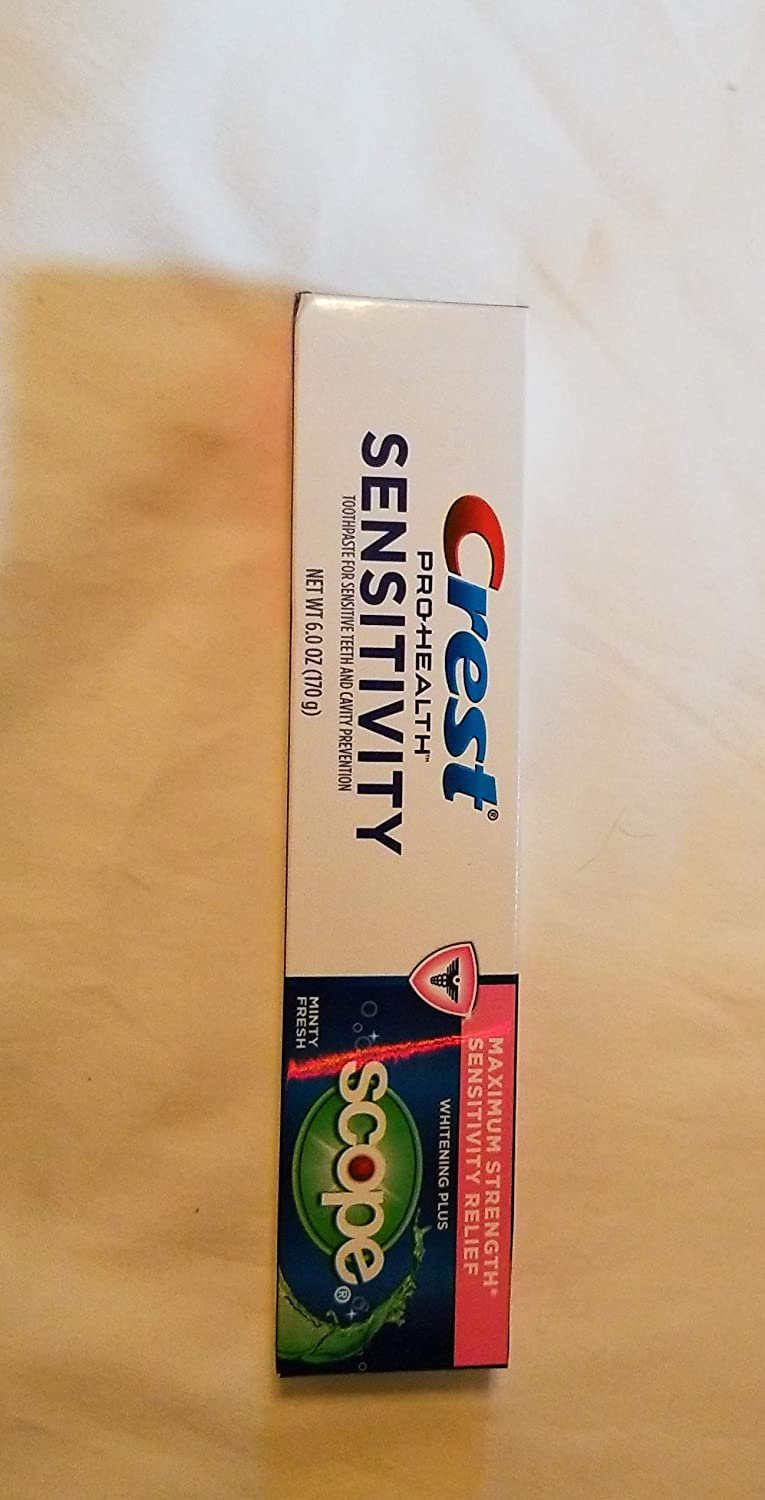 Crest Pro-Health Sensitivity Toothpaste Whitening Plus Scope - 6 oz