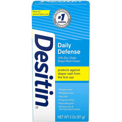 Desitin Daily Defense Baby Diaper Rash Cream with Zinc Oxide - 2 Oz
