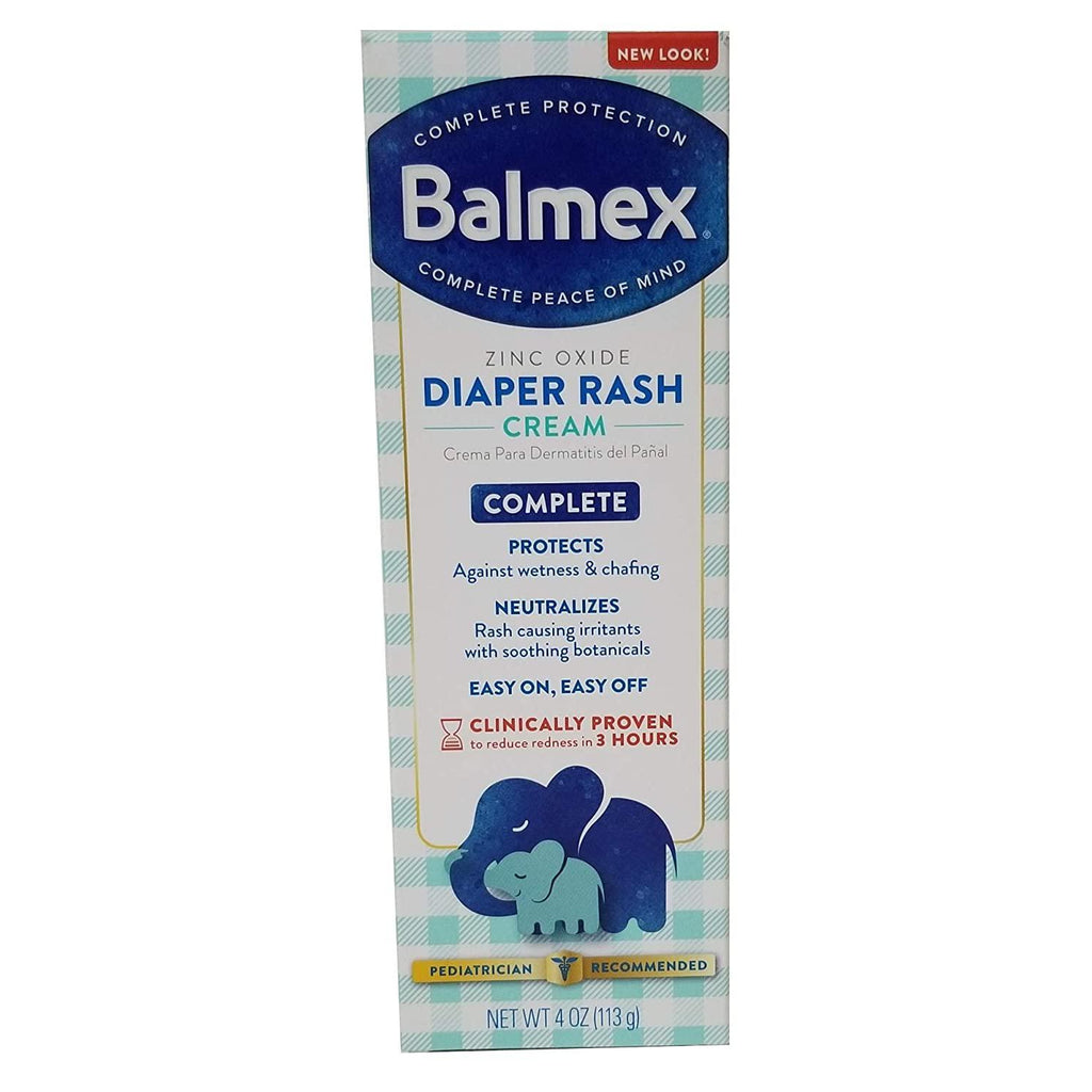 Balmex Complete Protection Diaper Rash Cream - 4 oz